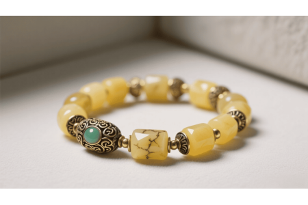 Earth Builds Foundation: The Five Elements Stability & Wealth Accumulation in Yellow Tiger’s Eye & Amethyst Bracelets